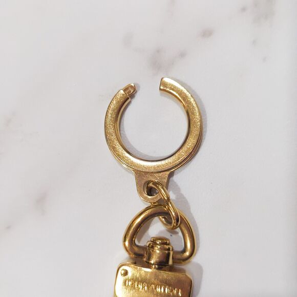 Genuine Louis Vuitton Pochette Extender Gold Color Key Ring - Picture 6 of 11